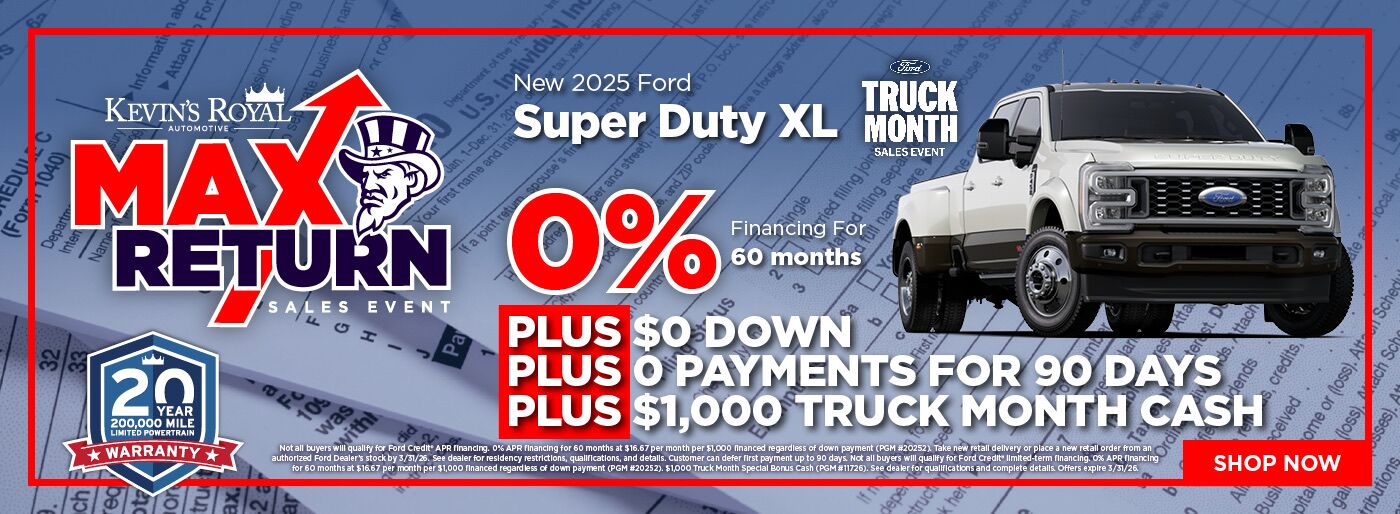 Max Return - Super Duty