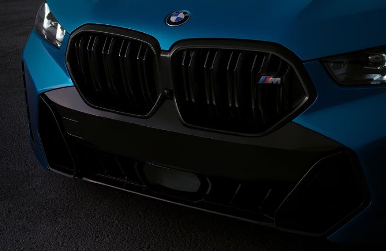 Front grille view of the 2025 BMW X6
