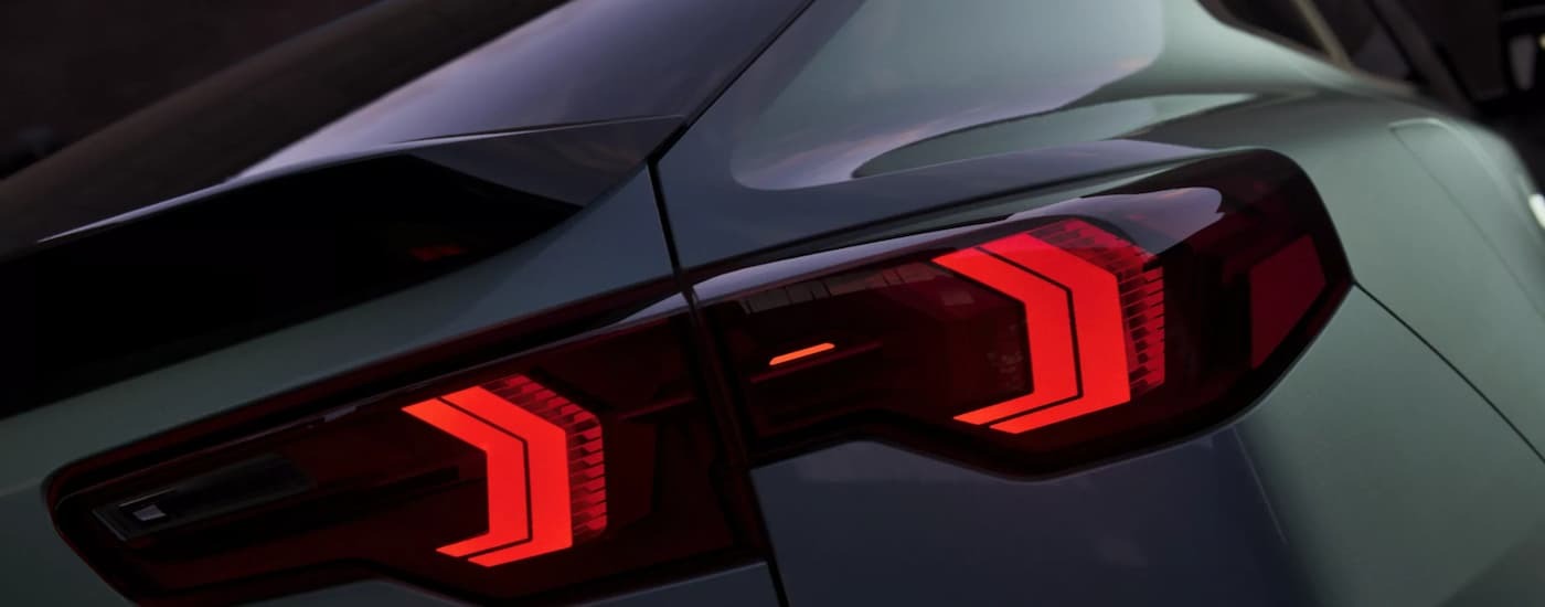Brake light on a blue 2026 BMW X2