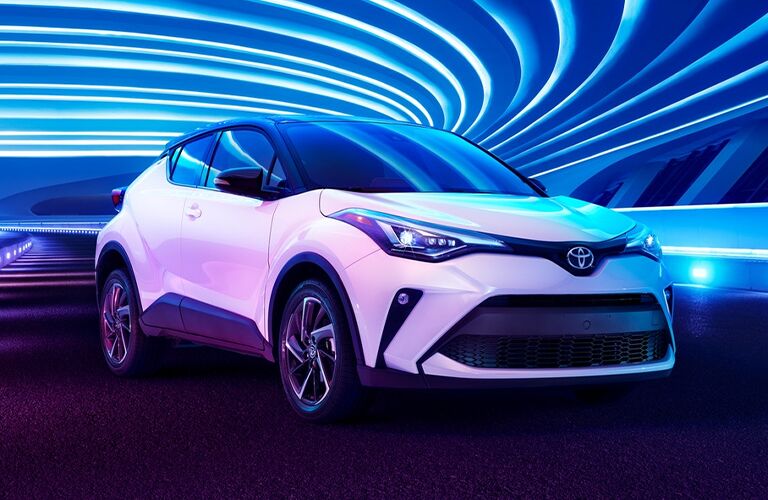 2021 Toyota C-HR white front view