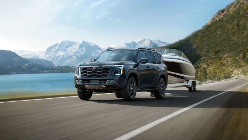 A front exterior view of the 2025 Nissan Armada