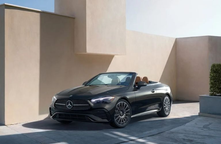 front quarter view of a Mercedes-Benz Cabriolet