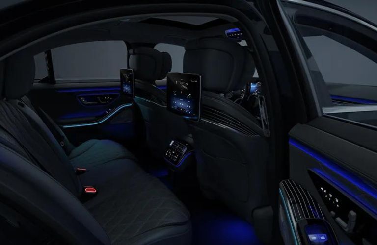 interior LED lighting of the 2024 Mercedes-Benz AMG S 63 E PERFORMANCE
