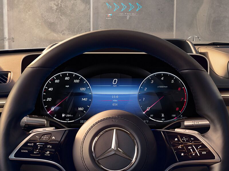 2023 Mercedes-Benz S-Class steering wheel