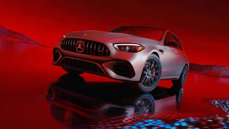 The front exterior of the 2025 Mercedes-AMG® C 43