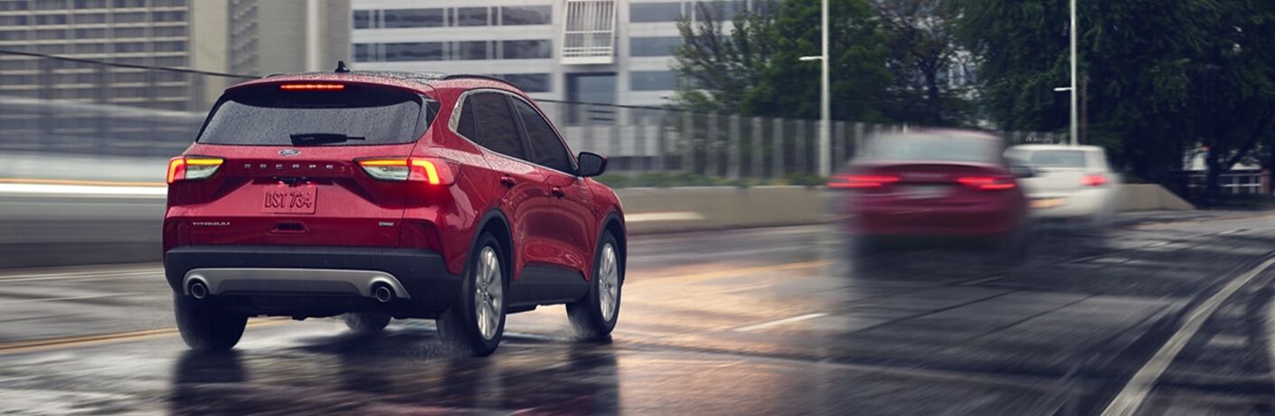 2020 Ford Escape Titanium Hybrid rear view