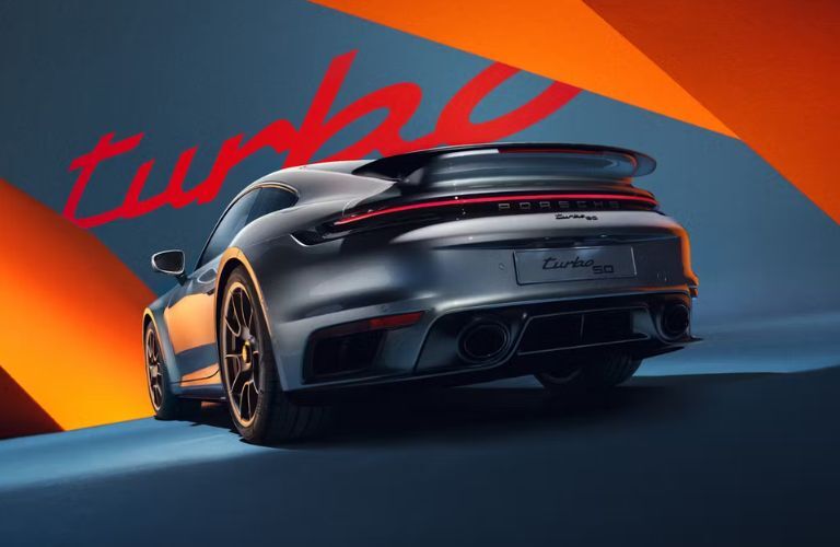 2025 Porsche 911 Turbo 50 Years exterior rear view