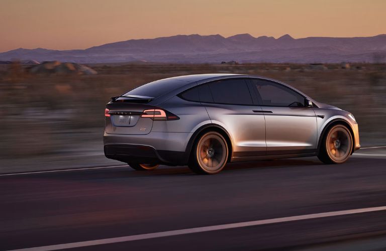 side view of the Tesla Model X