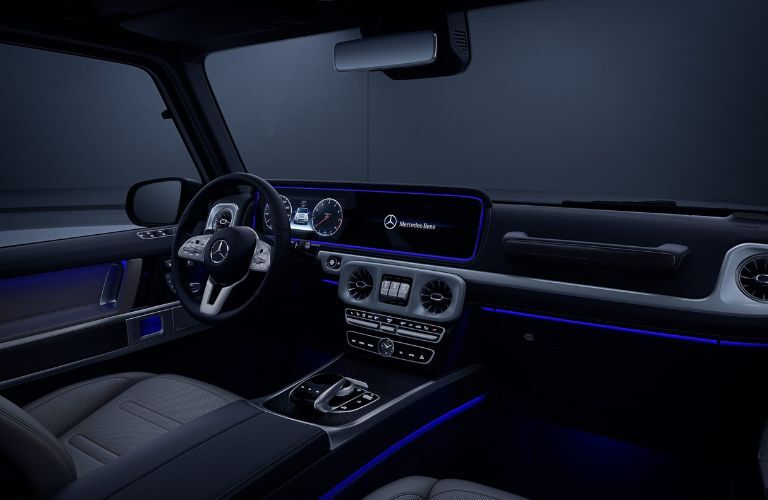 Front console of the 2023 Mercedes-Benz G 550 4MATIC® SUV