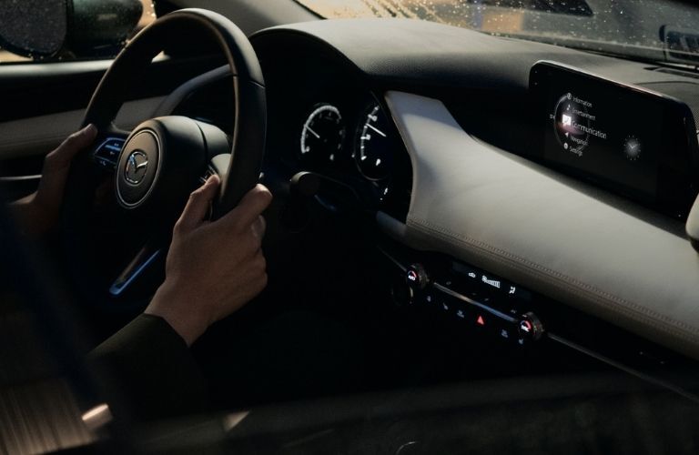 2021 Mazda3 Sedan steering wheel