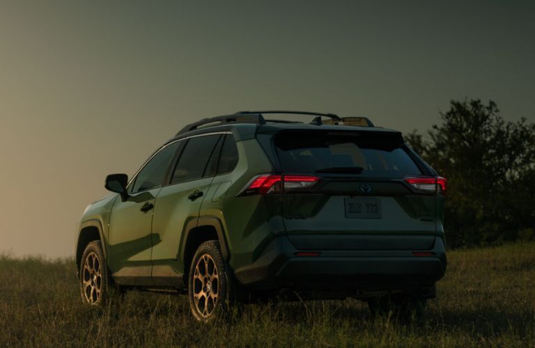 2024 Toyota RAV4 Hybrid exterior rear looks