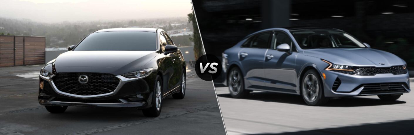 2021 Mazda3 Sedan vs 2021 Kia K5
