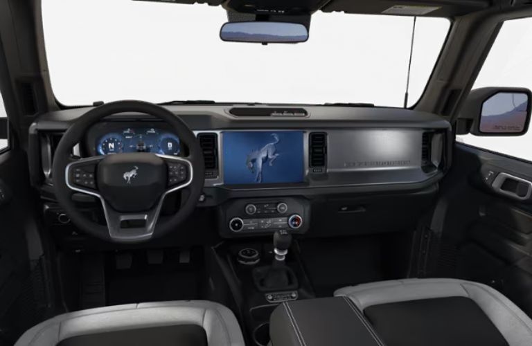 2025 Ford Bronco windshield and dashboard