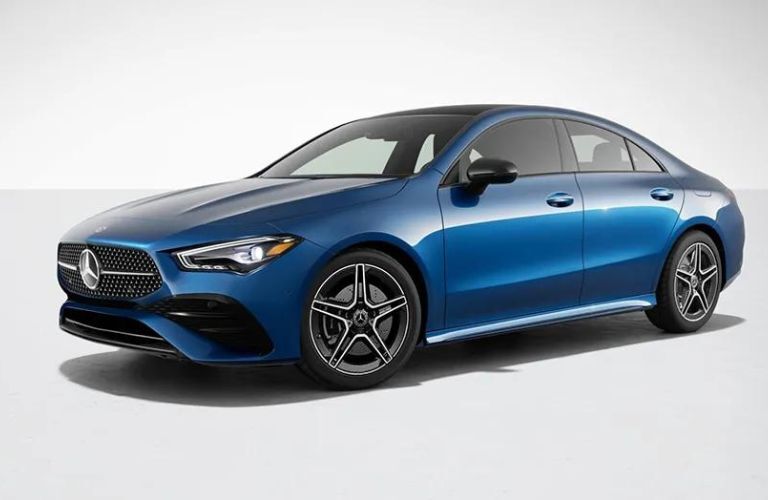 diagonal front view image of the 2025 Mercedes-Benz CLA 250 Coupe