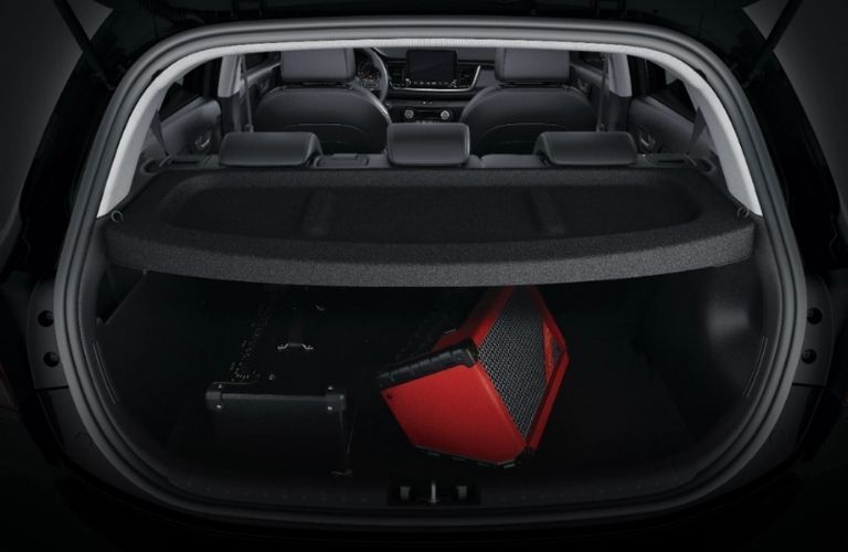 Trunk space of the 2022 Kia Rio 5-Door