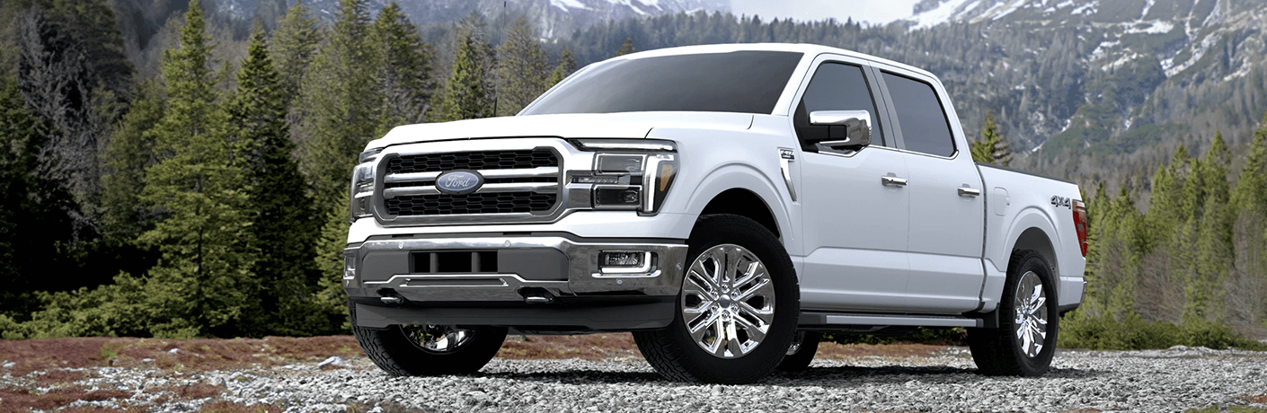 2024 Ford F-150 Lariat front and side view