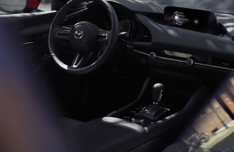 dashboard view of the 2025 Mazda3 Sedan