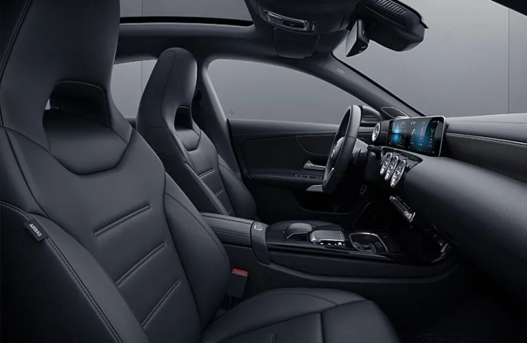 front seat view of the 2024 Mercedes-Benz CLA 250 Coupe