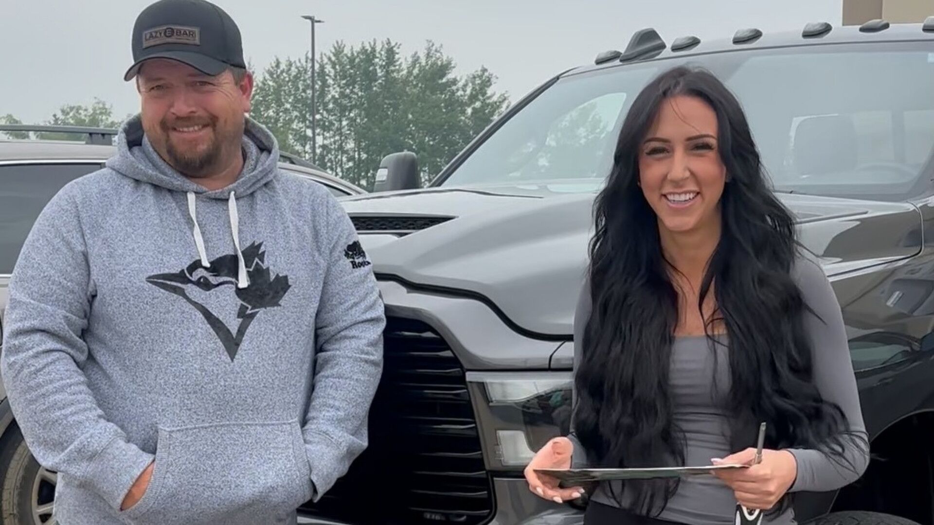 Wade and Jill on Delivery Day