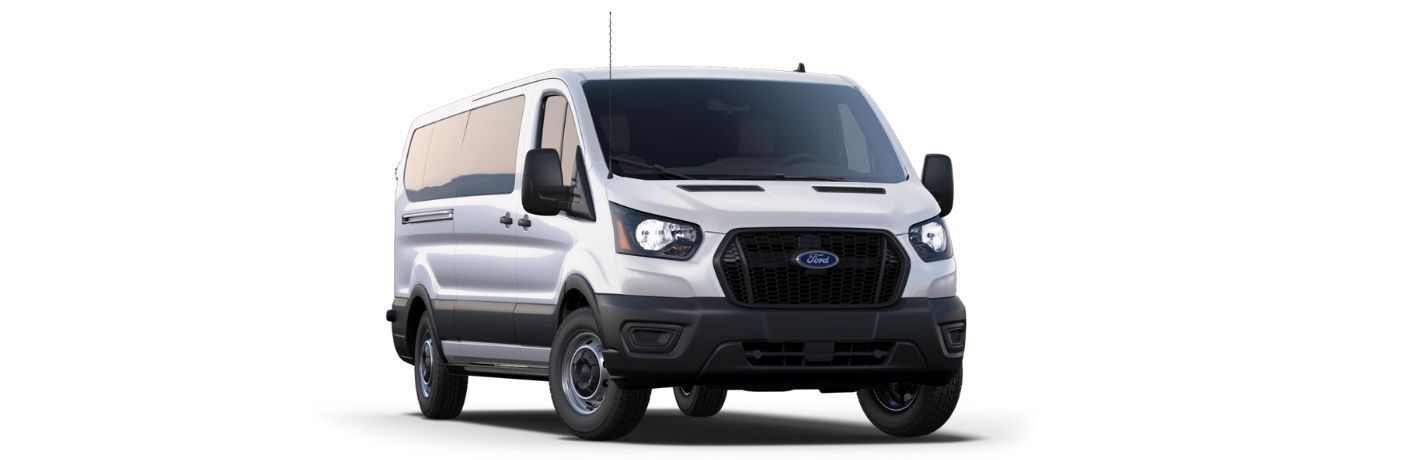 2025 Ford Transit XL Passenger Van front view on white