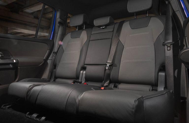 Rear seat of the  2022 Mercedes-Benz AMG® GLB 35