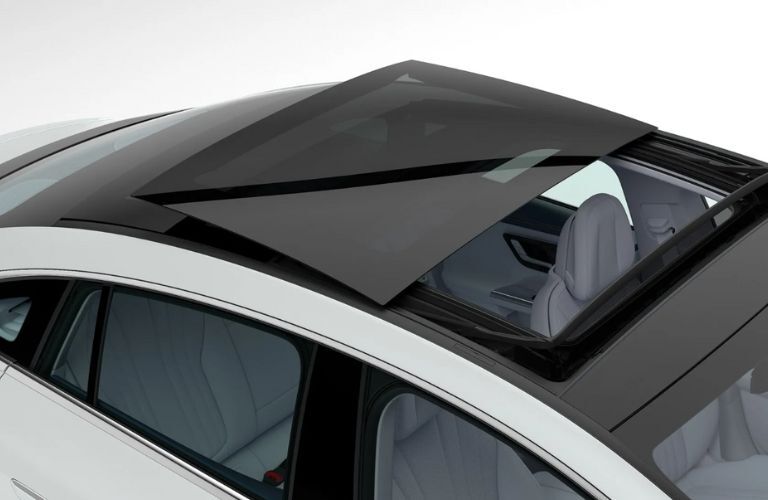 open roof of the 2024 Mercedes-Benz EQE