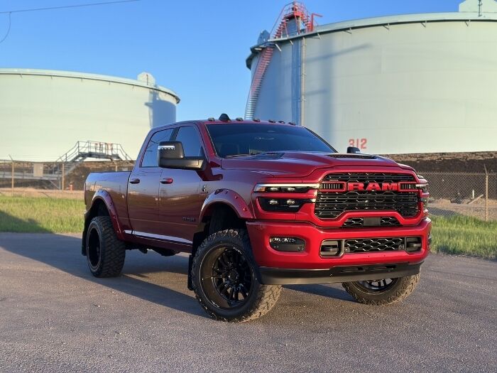Custom Lifted Red Rig Ready RAM