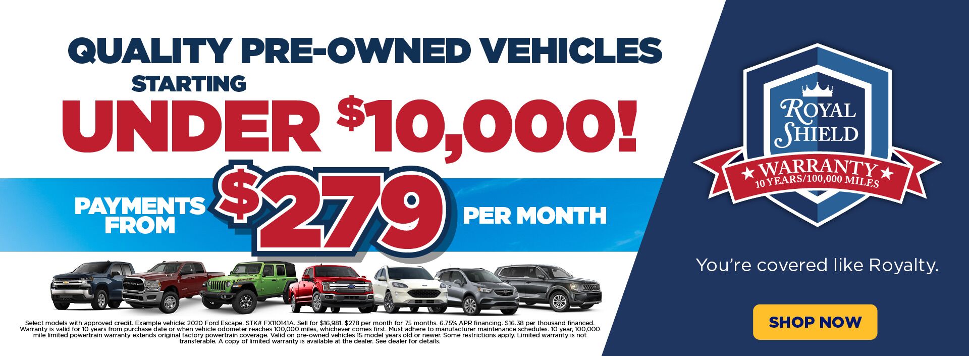 Pre-Owned Under $10,000