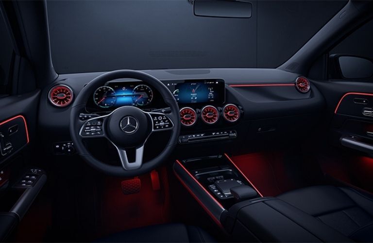 dashboard view of the 2022 Mercedes-Benz GLA