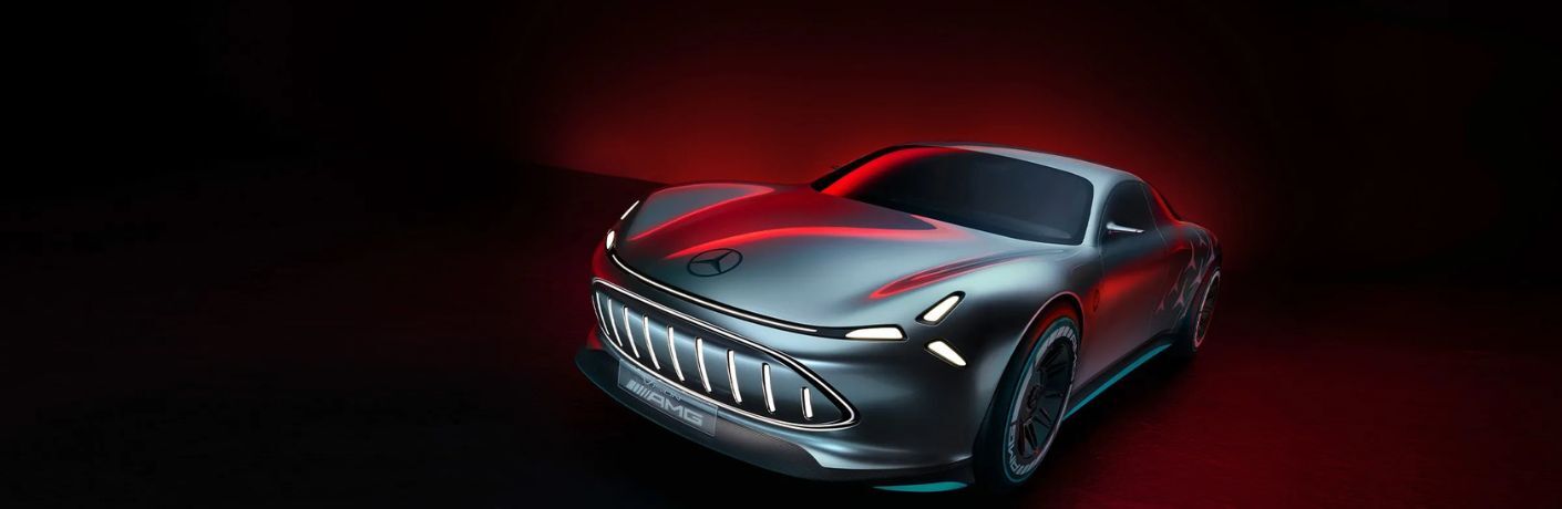 Front-quarter view of the Mercedes-Benz Vision AMG®