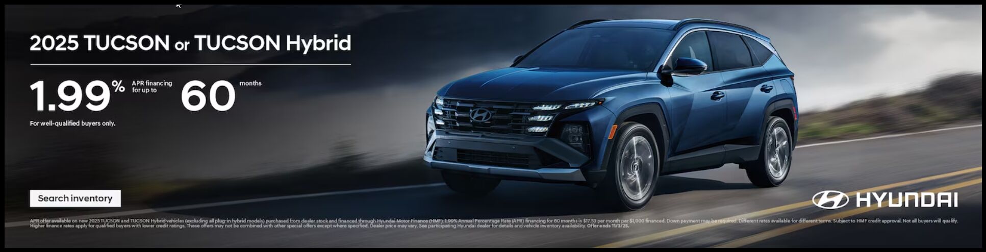 Hyundai Tucson Oct 25