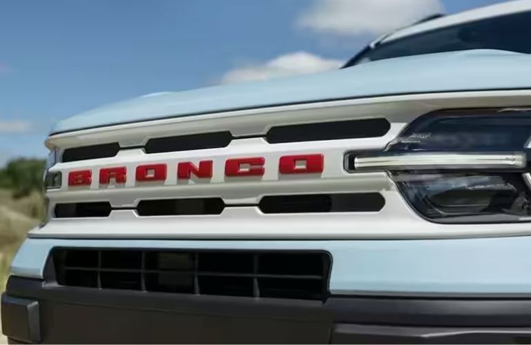 2024 Ford Bronco Sport Heritage grille close up