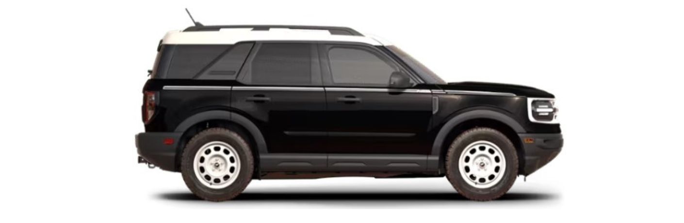 2024 Ford Bronco Sport Heritage side view on white