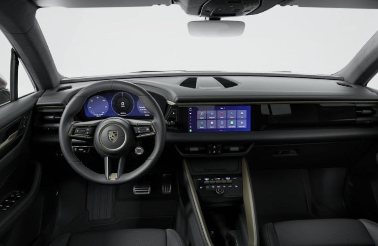 Porsche Macan Turbo Electric interior front dash