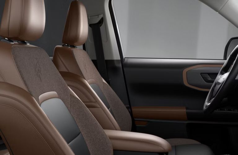 2026 Ford Bronco Sport Outer Banks model front seats side view