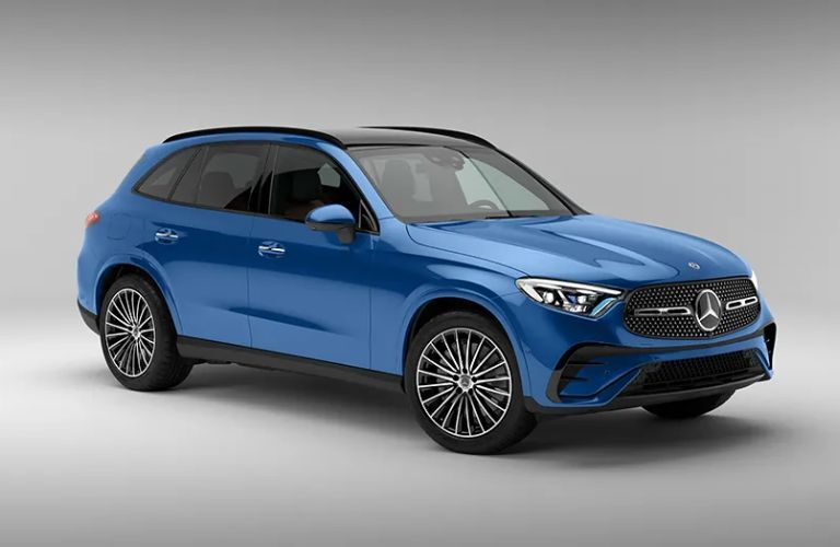 GLC 350e 4MATIC SUV front quarter view