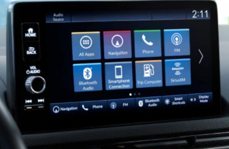 2023 Honda Civic Hatchback touchscreen display