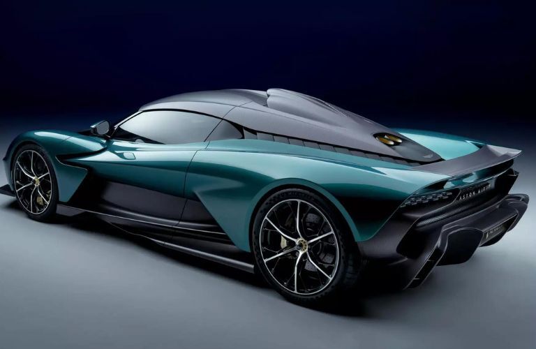 Aston Martin car in a showroom