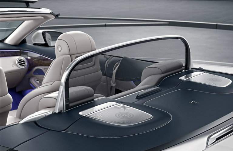 View of the trunk and cabin of the 2017 Mercedes-Benz S-Class