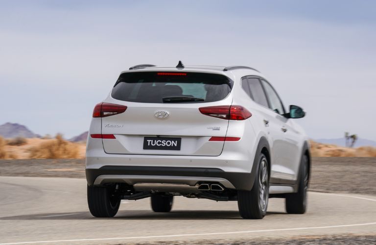 2020 Hyundai Tucson rear quarter view