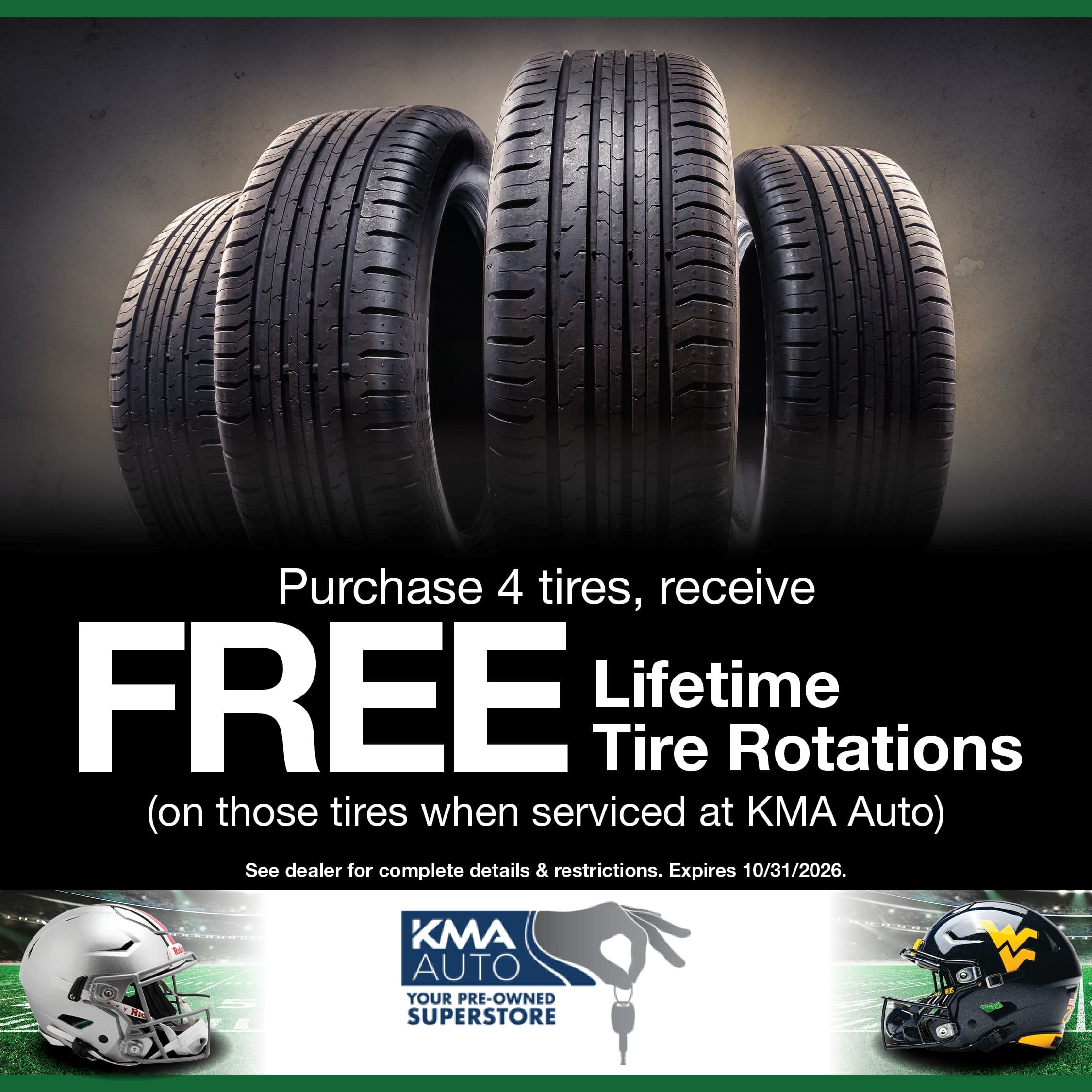 free lifetime tire rotations