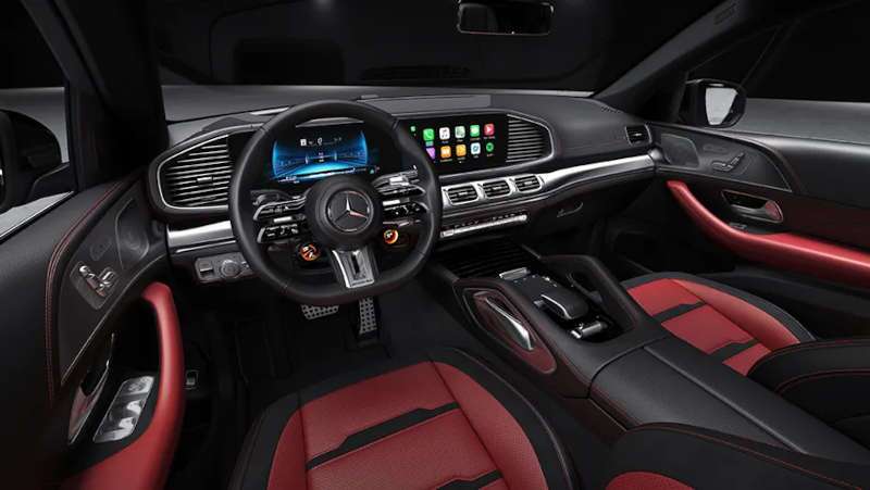 The cockpit of the 2026 Mercedes-Benz AMG® GLE 63 S Coupe