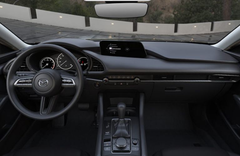 dashboard view of the 2024 Mazda3 Sedan 2.5 S