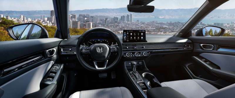The controls and displays in the 2026 Honda Civic