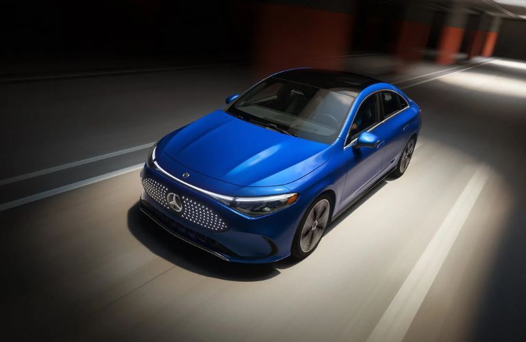 2026 Mercedes-Benz CLA 250+ with EQ Technology on the road