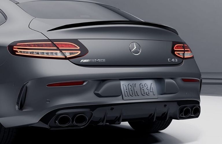 2022 Mercedes-AMG C 43 Coupe rear fascia