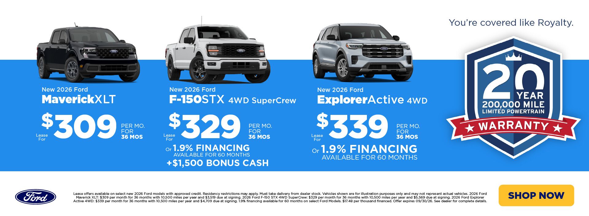 September Ford Offers