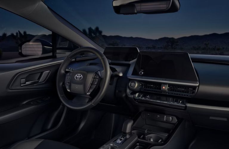 2026 Toyota Prius Plug-In Hybrid front interior