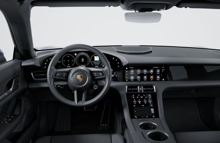 2025 Porsche Taycan 4 Cross Turismo interior front dash