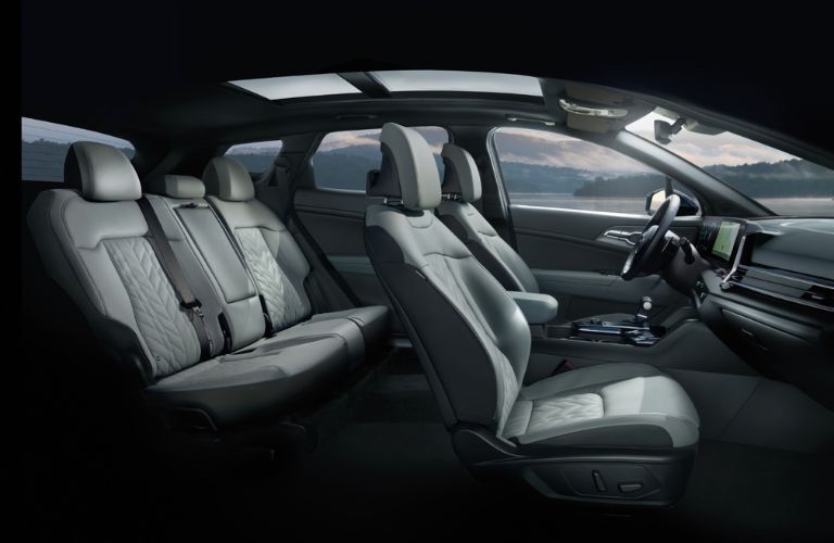 cabin seats of the 2025 Kia Sportage